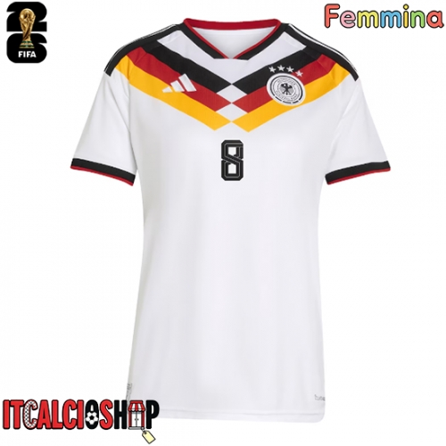 Germania Leon Goretzka #8 Prima Maglia Femmina Mondiali 2026 Manica Corta